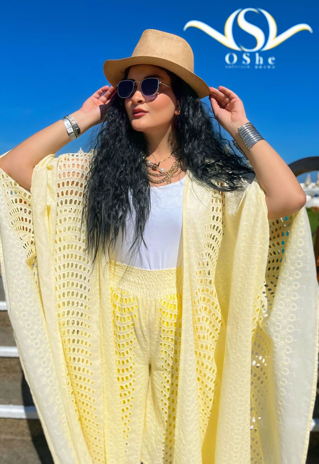 Yellow Shorts Set