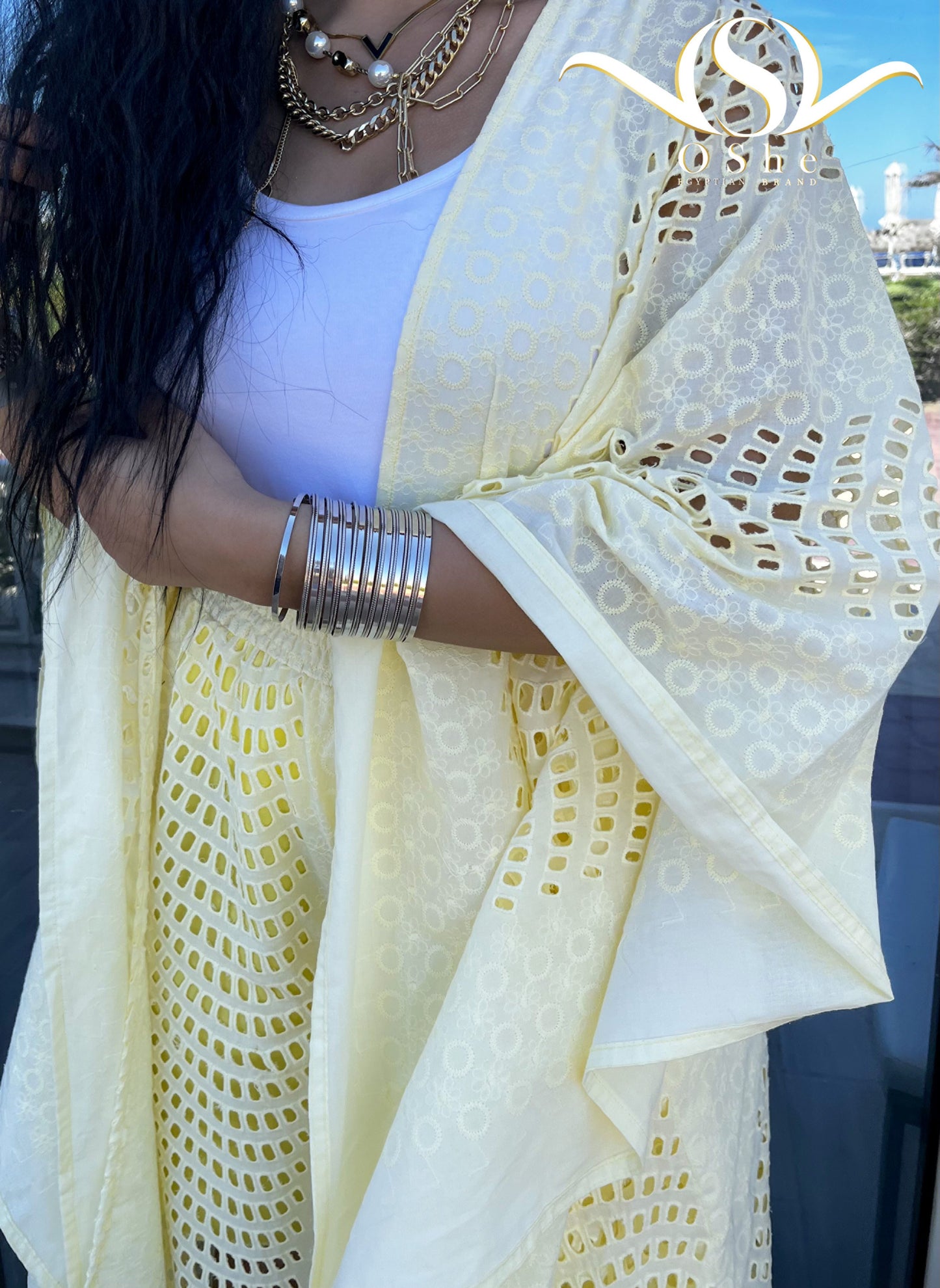 Yellow Shorts Set