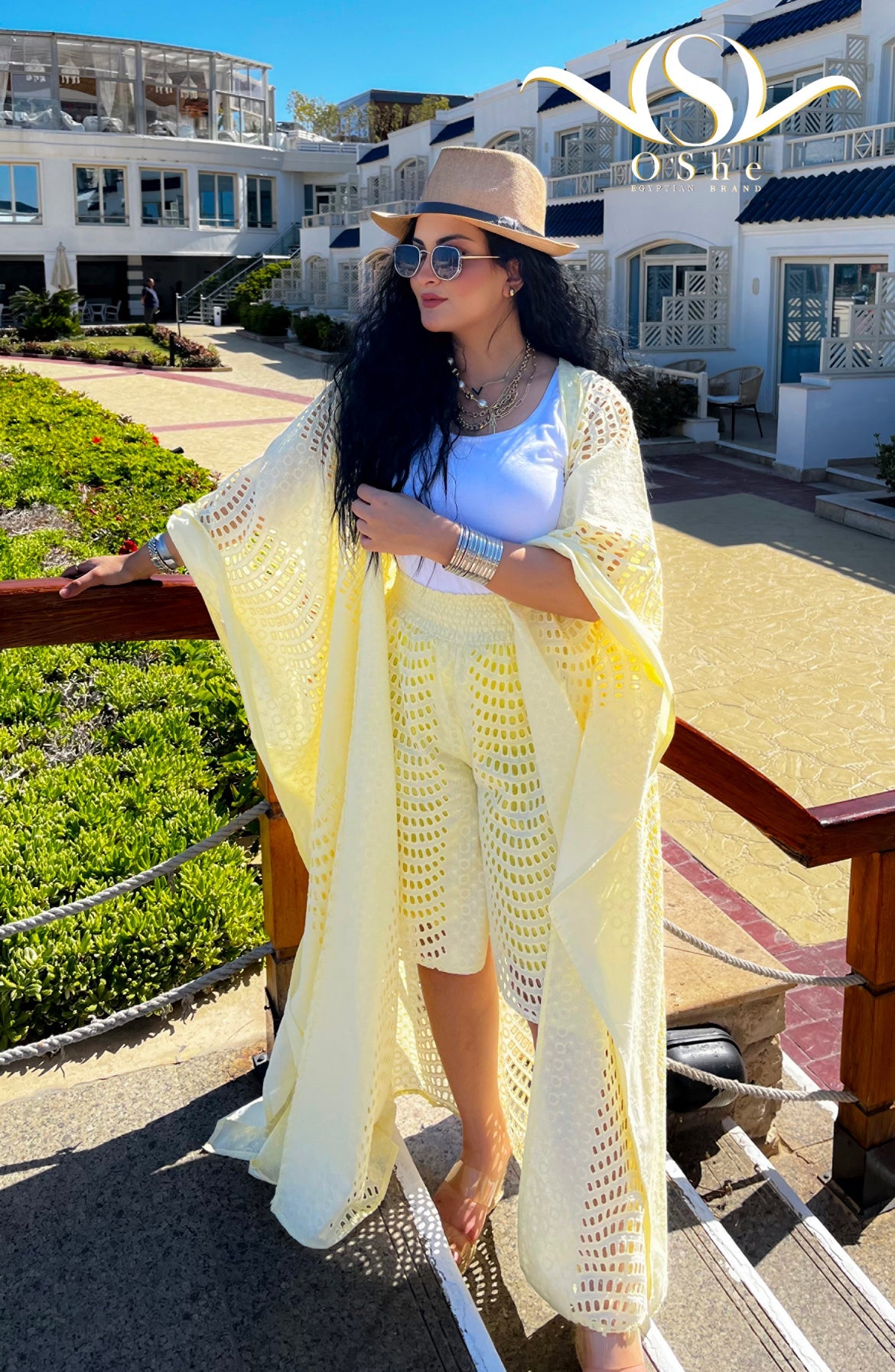 Yellow Shorts Set
